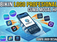 Bikin Logo Profesional Cuma Modal HP Tanpa Harus Jago Desain