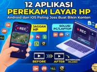 12 Aplikasi Perekam Layar HP Android dan iOS Paling Joss Buat Bikin Konten