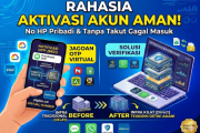 Trik Aktivasi Akun Tanpa Nomor HP Pribadi Paling Aman Pakai Layanan otpku.co